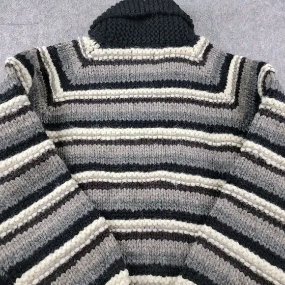 Todd Snyder x Kanata Hand Knit Jacket size XXL Black Grey NWT $698 Canada